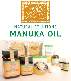 Natural Solutions East Cape Manuka Oil product range